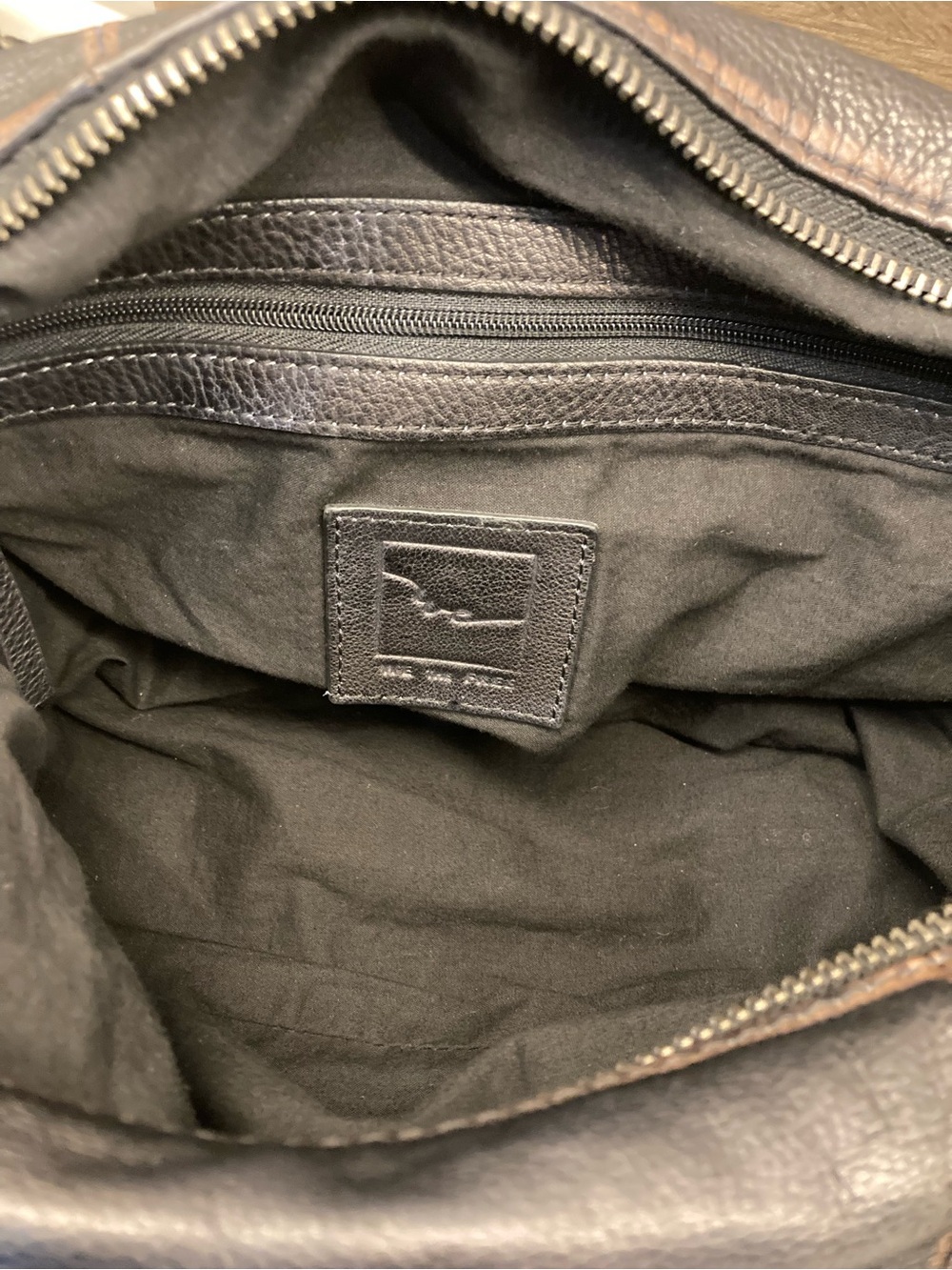 FREE PEOPLE We the Free Baby Emerson Leather Tote Bag in Black w/Mini Emerson - Picture 8 of 12